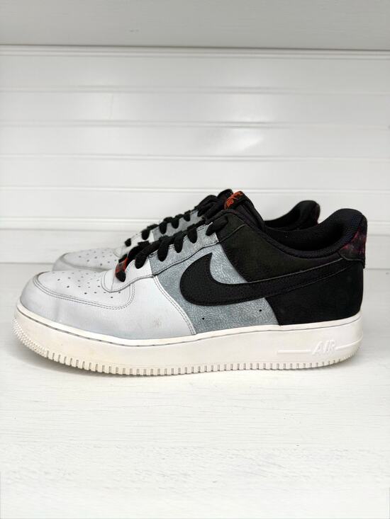 Nike Other - Nike Air Force 1 ‘07 LV8 Low Silver Black Men’s Size 12 Sneakers No Box